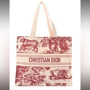 Christian Dior Straw Riviera Tote